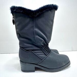 Boston Accent Block Heel Winter Snow Boots Size 6​